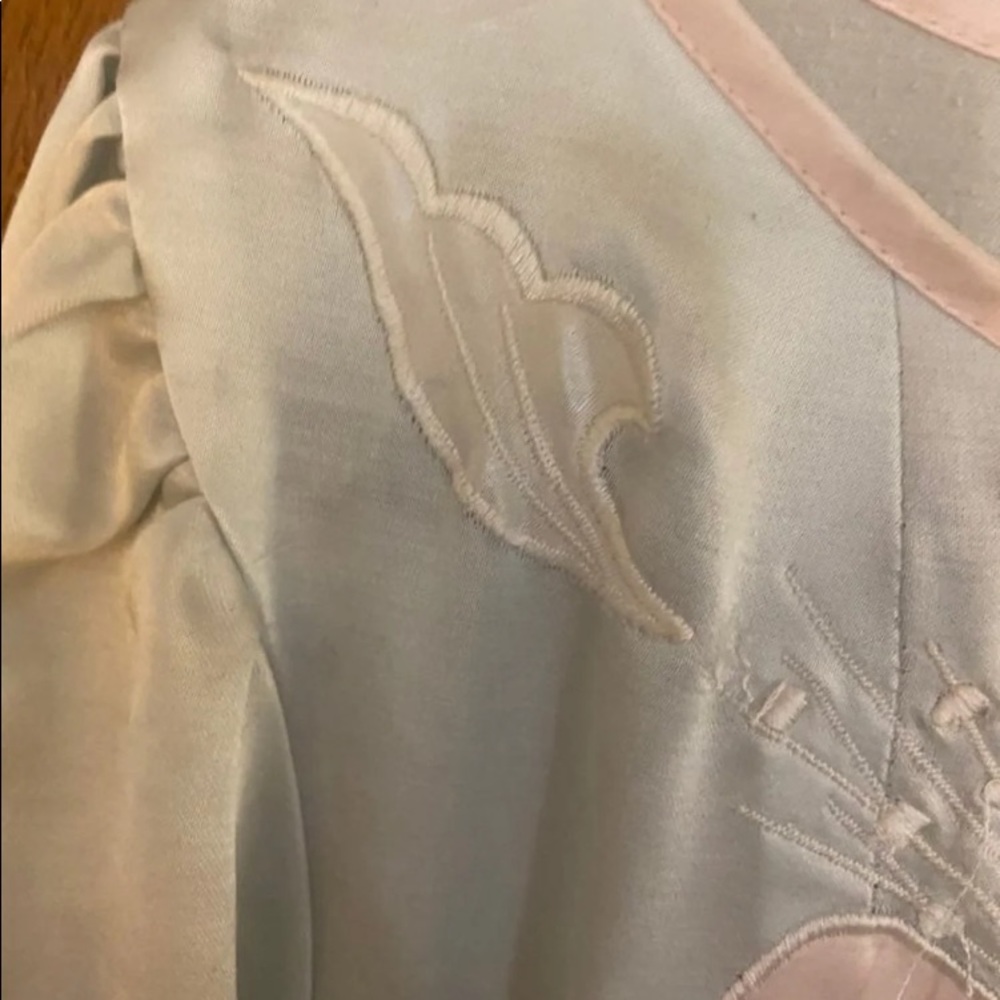 Vintage NATORI SFA - Long Satin Nightgown  Sz. SM. - Picture 4 of 7
